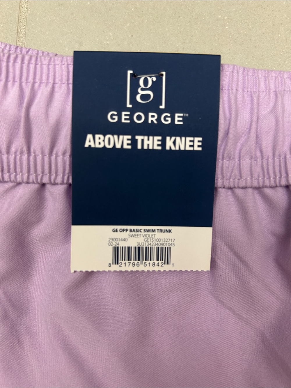 George Lilac Athletic Drawstring Shorts - Picture 5 of 5